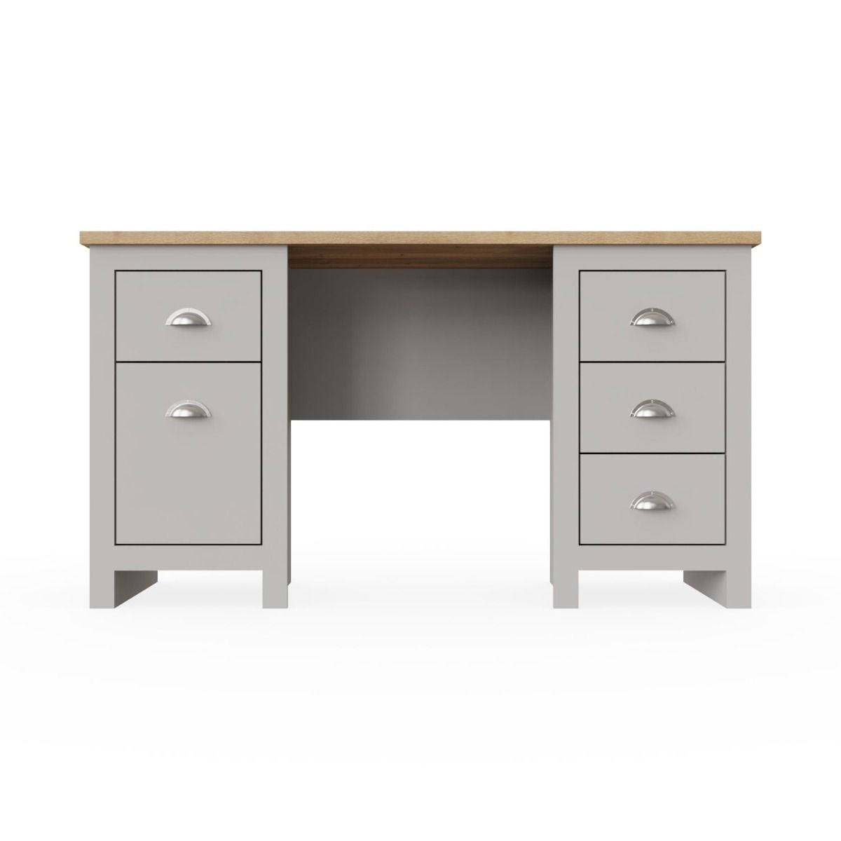 Lisbon 5 Drawer Desk