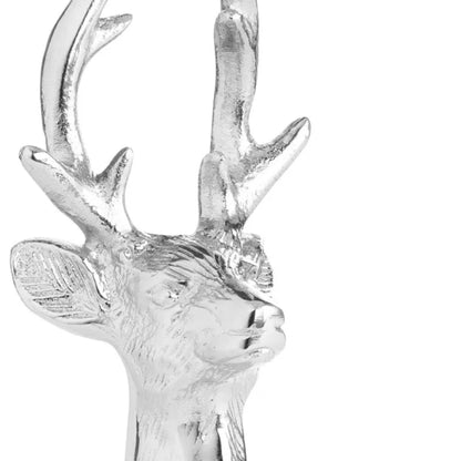 Silver Nickel Reindeer Bottle Stopper