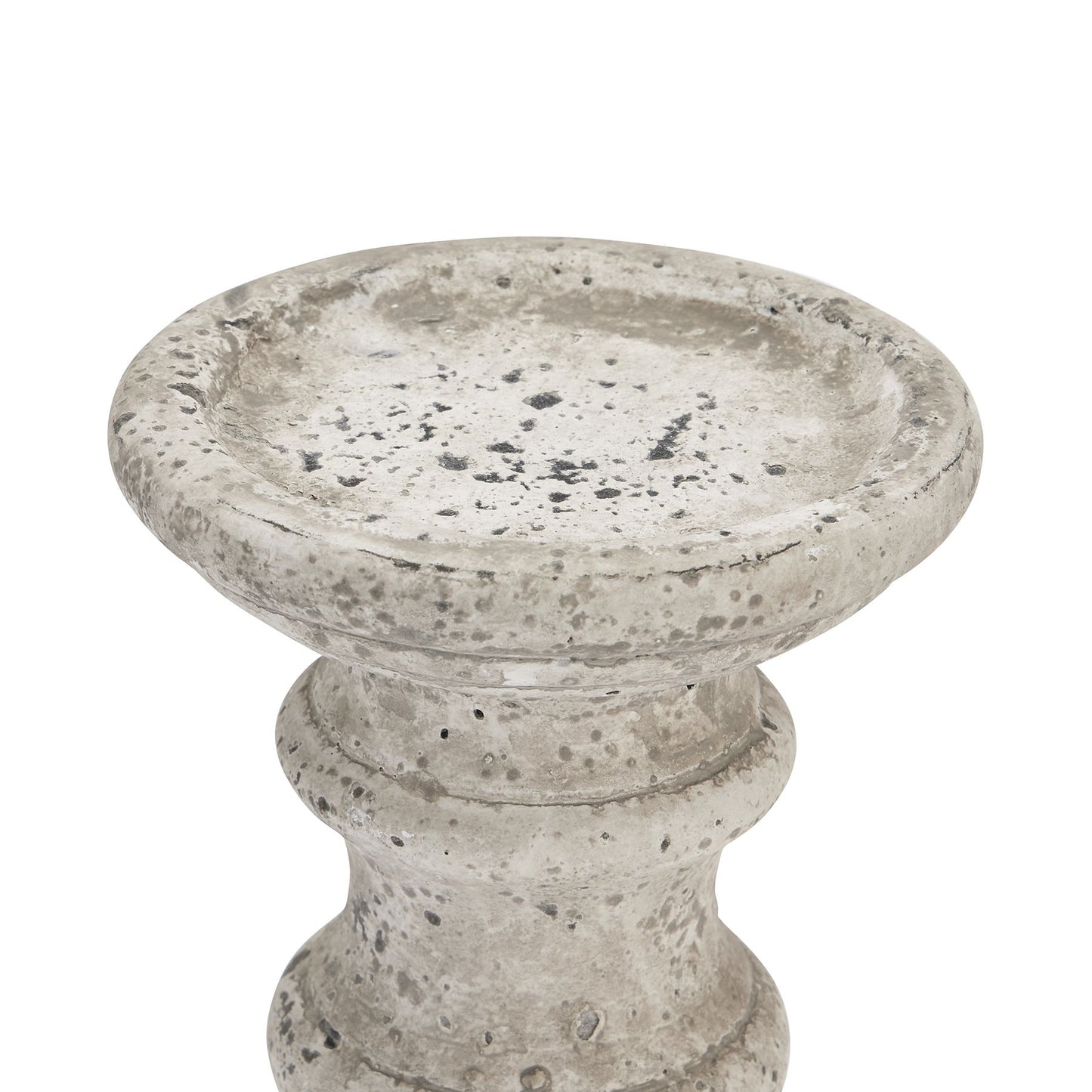 Stone Ceramic Column Candle Holder