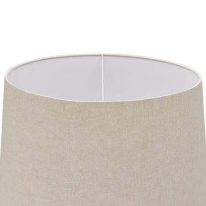 Delaney Grey Droplet Floor Lamp With Linen Shade