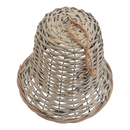 The Noel Collection Extra Large Wicker Bell Decoration