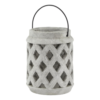 Athena Stone Large Lattice Lantern