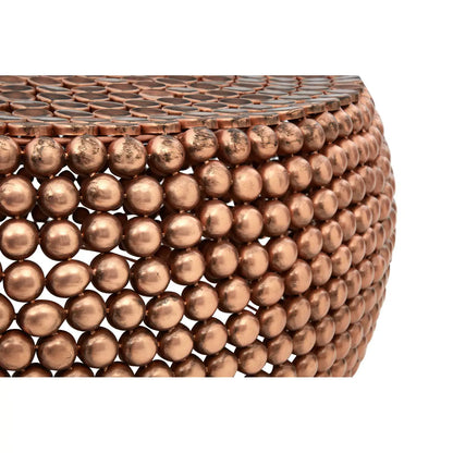 Templar Beaded Iron Copper Coffee Table