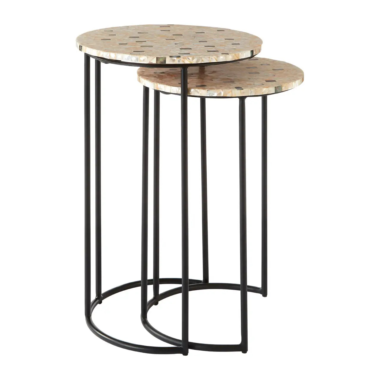 Halle Mother Of Pearl Side Tables