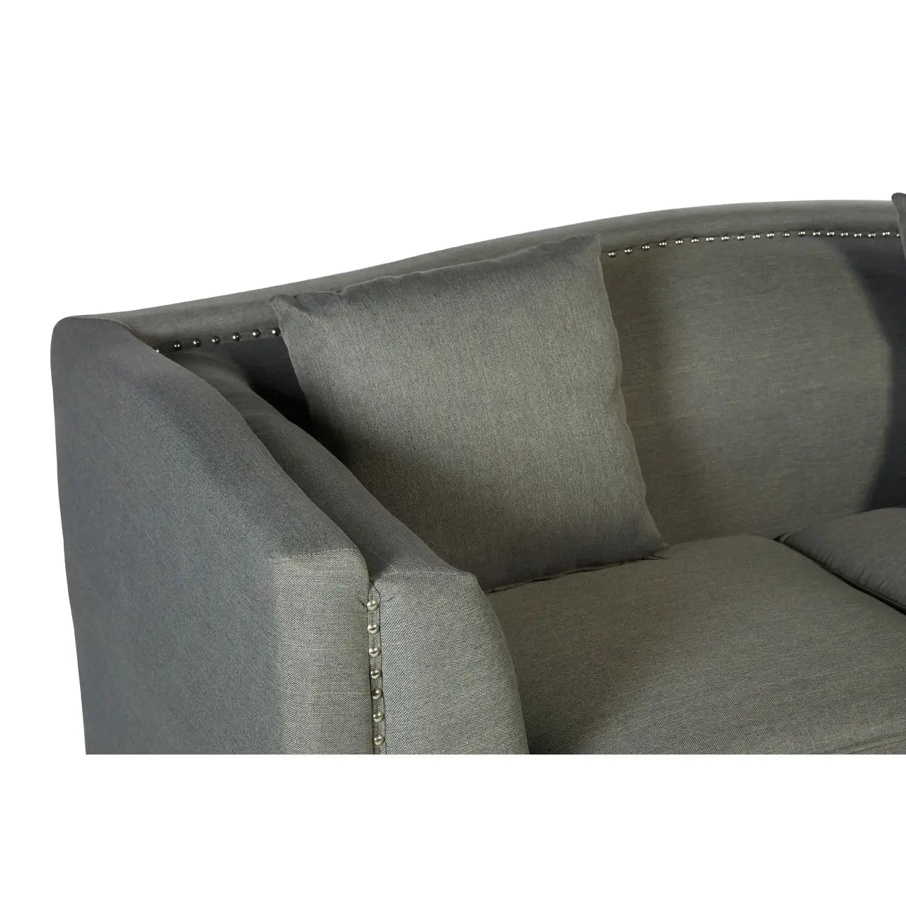 Feya 2 Seat Grey Fabric Sofa