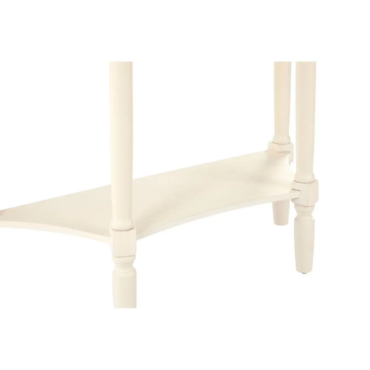 Heritage One Drawer Antique White Console Table