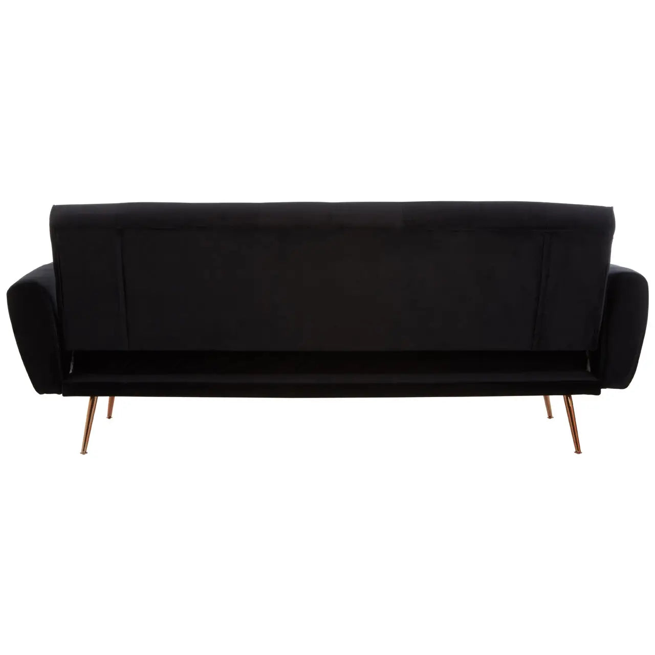 Hayton Black Velvet Sofa Bed