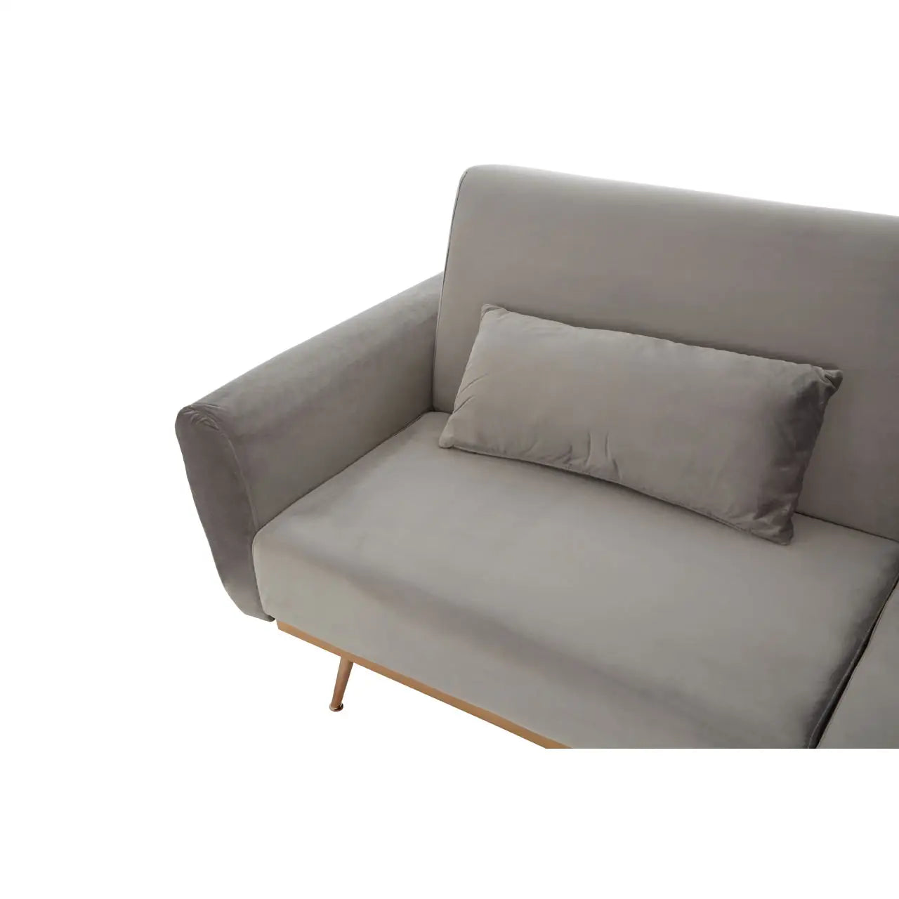 Hatton Grey Velvet Sofa Bed