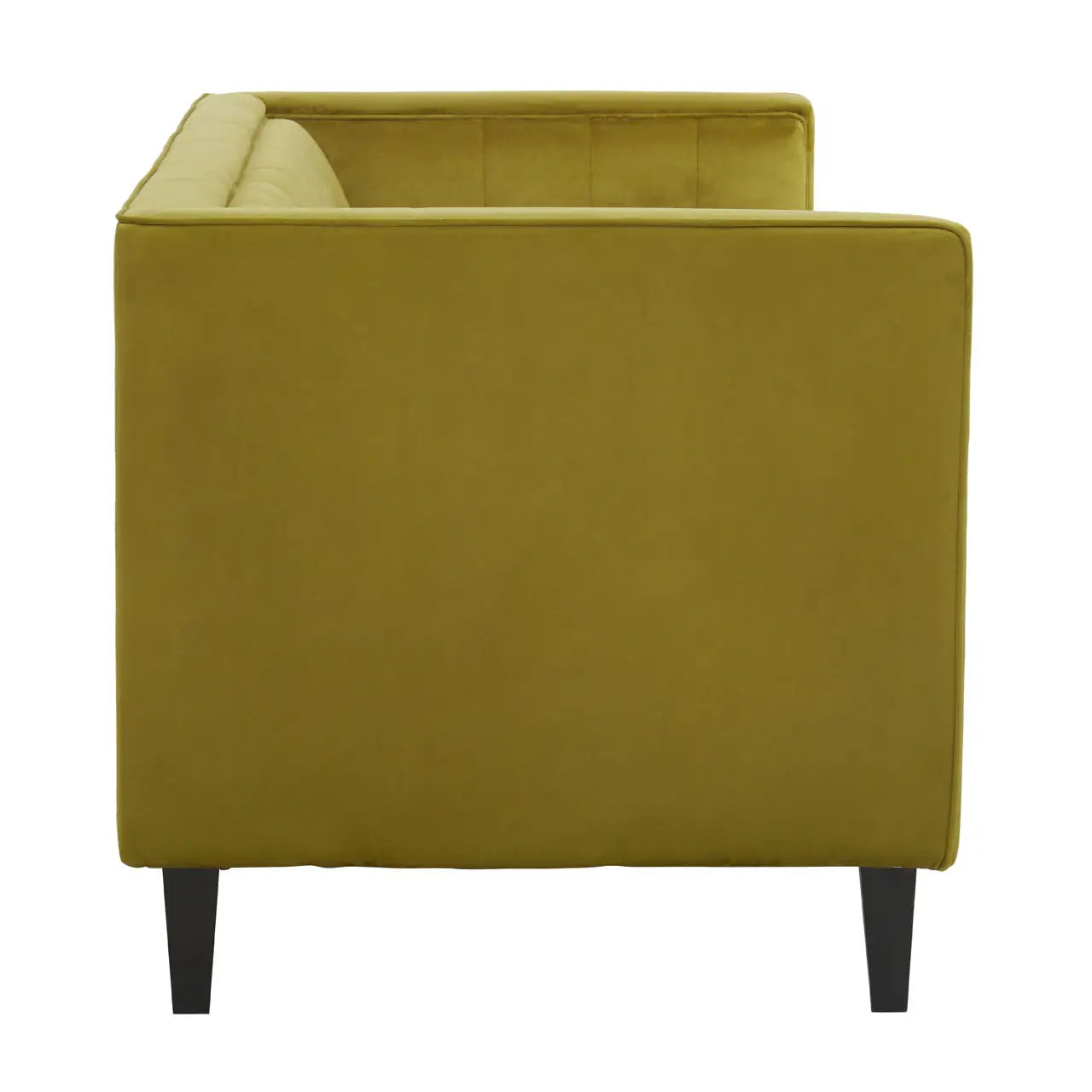 Helia Olive Velvet Sofa