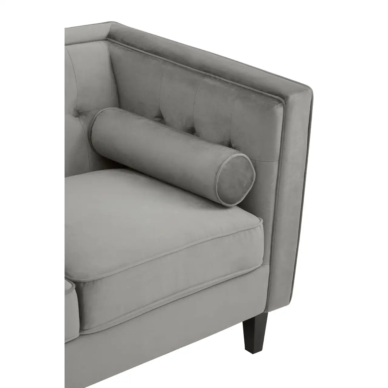 Helia Grey Velvet Sofa