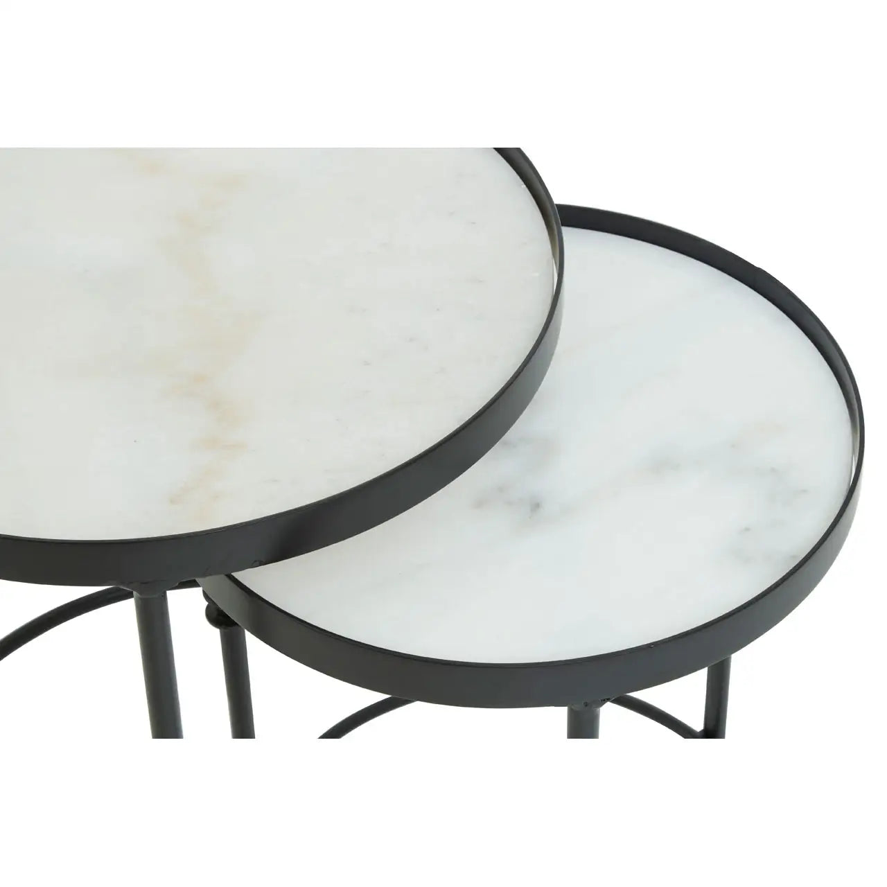 Arcana Set Of 2 Round Side Tables.