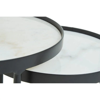 Arcana Set Of 2 Round Side Tables.