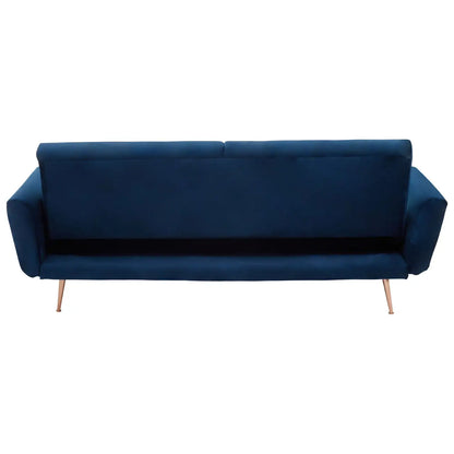 Hatton Dark Blue Velvet Sofa Bed