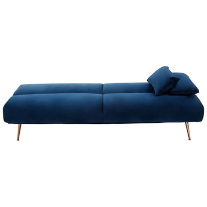 Hatton Dark Blue Velvet Sofa Bed