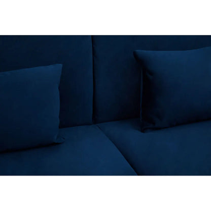 Hatton Dark Blue Velvet Sofa Bed