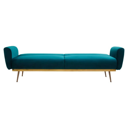 Hatton Green Velvet Sofa Bed