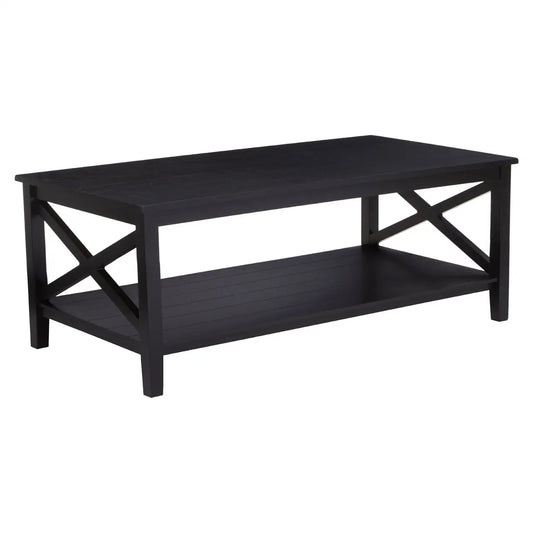 Heritage Black Wood Coffee Table