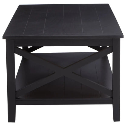 Heritage Black Wood Coffee Table