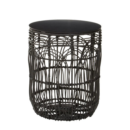 Arles Round Rattan Table.