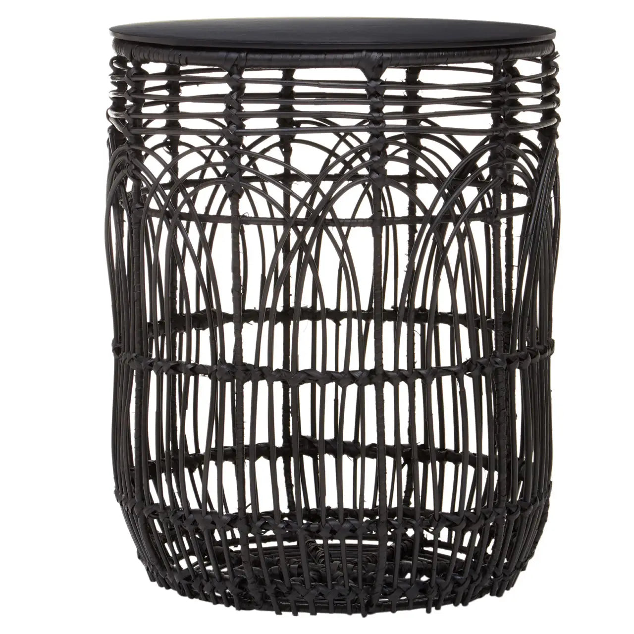 Arles Round Rattan Table.