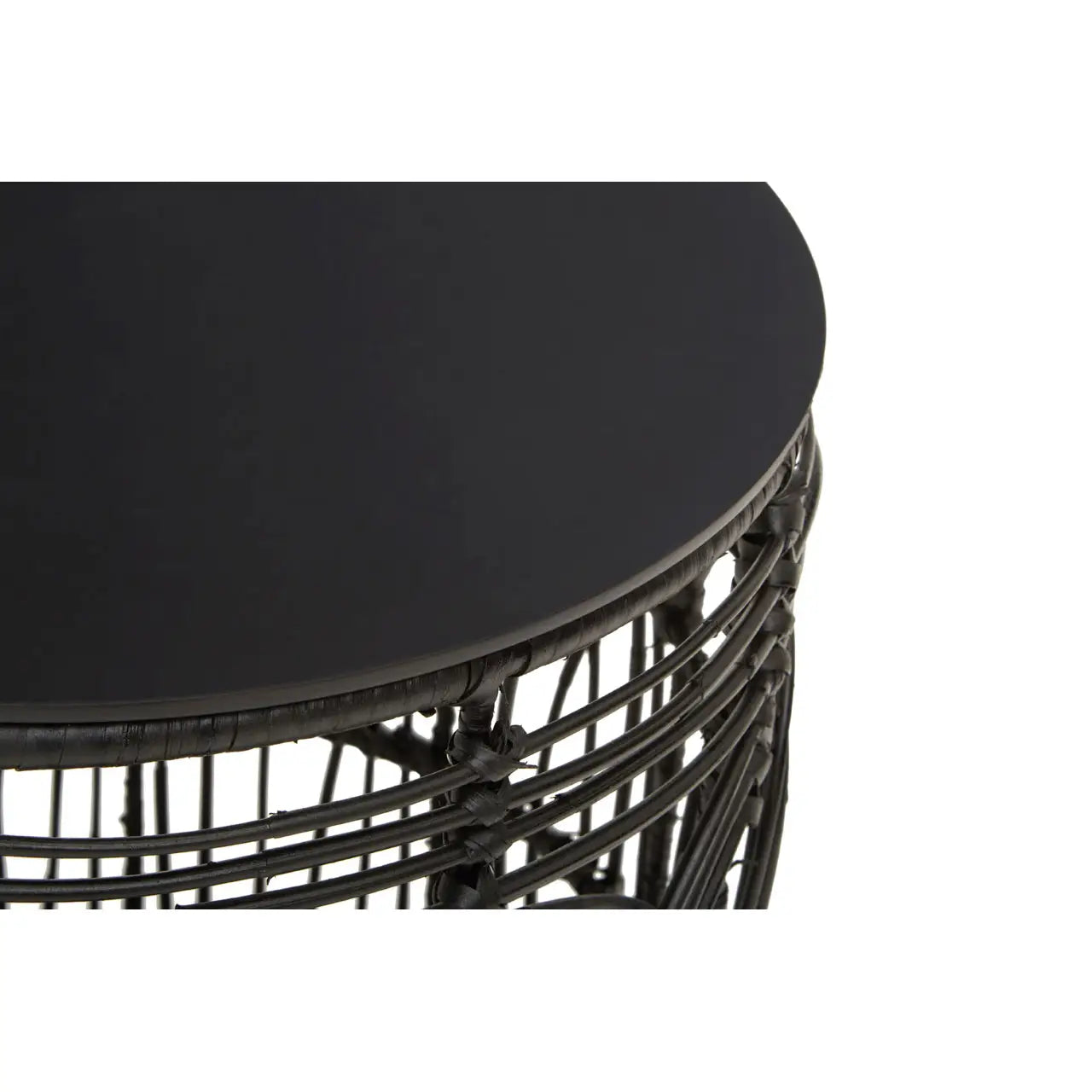 Arles Round Rattan Table.