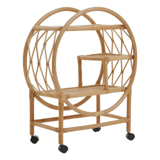 Mataram Rattan Bar Trolley