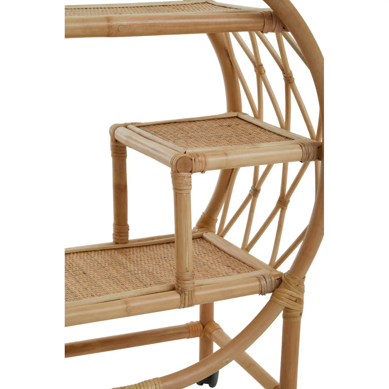 Mataram Rattan Bar Trolley