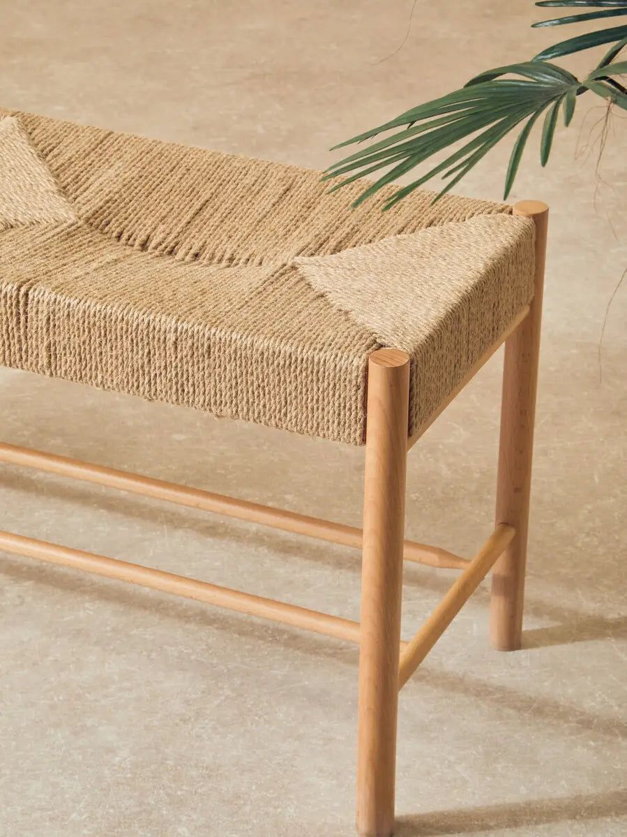 Bandar Natural Rope Weave Large Bench