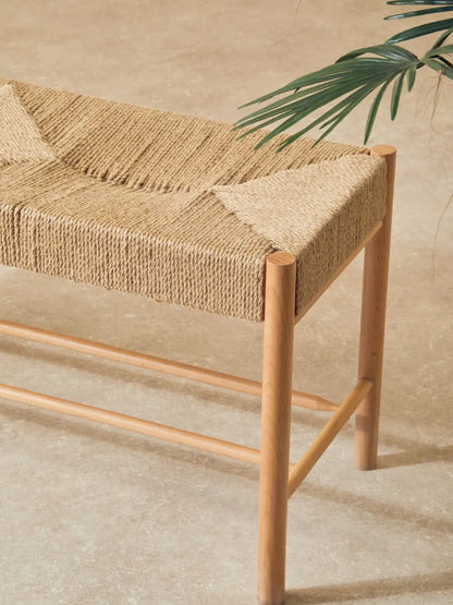 Bandar Natural Rope Weave Large Bench