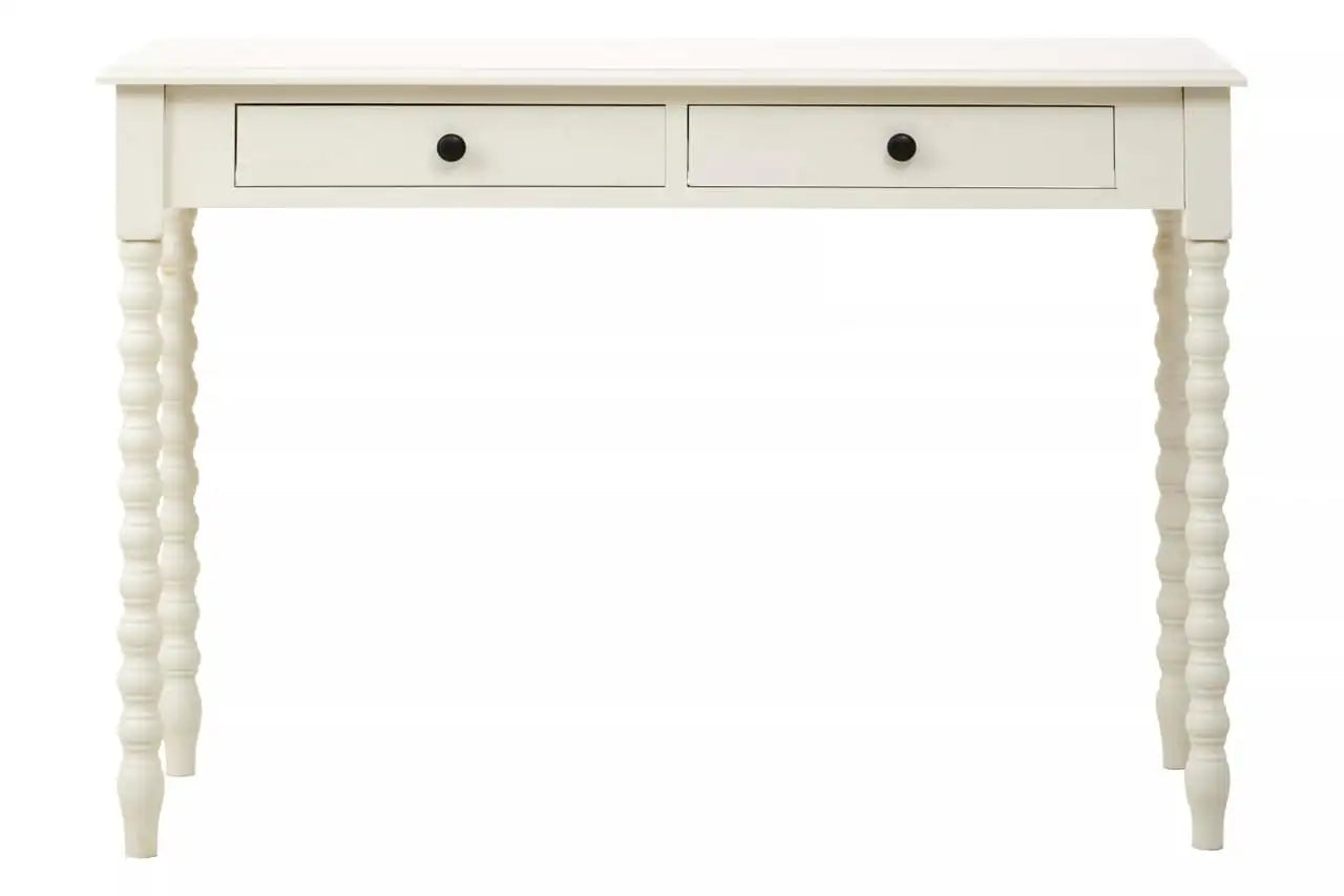 Heritage Two Drawer Ivory Desk