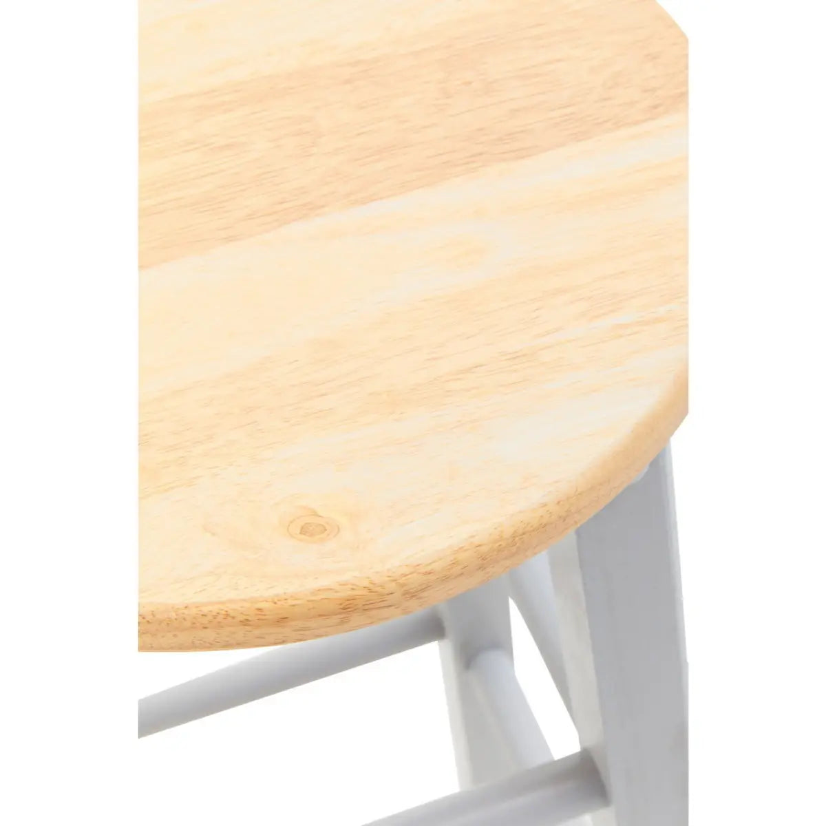 Chester Natural and Grey Wood Bar Stool