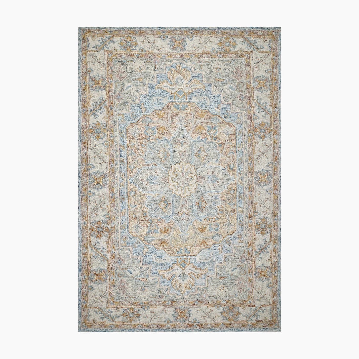 Yesha Hand Tufted Woollen Loop Carpets