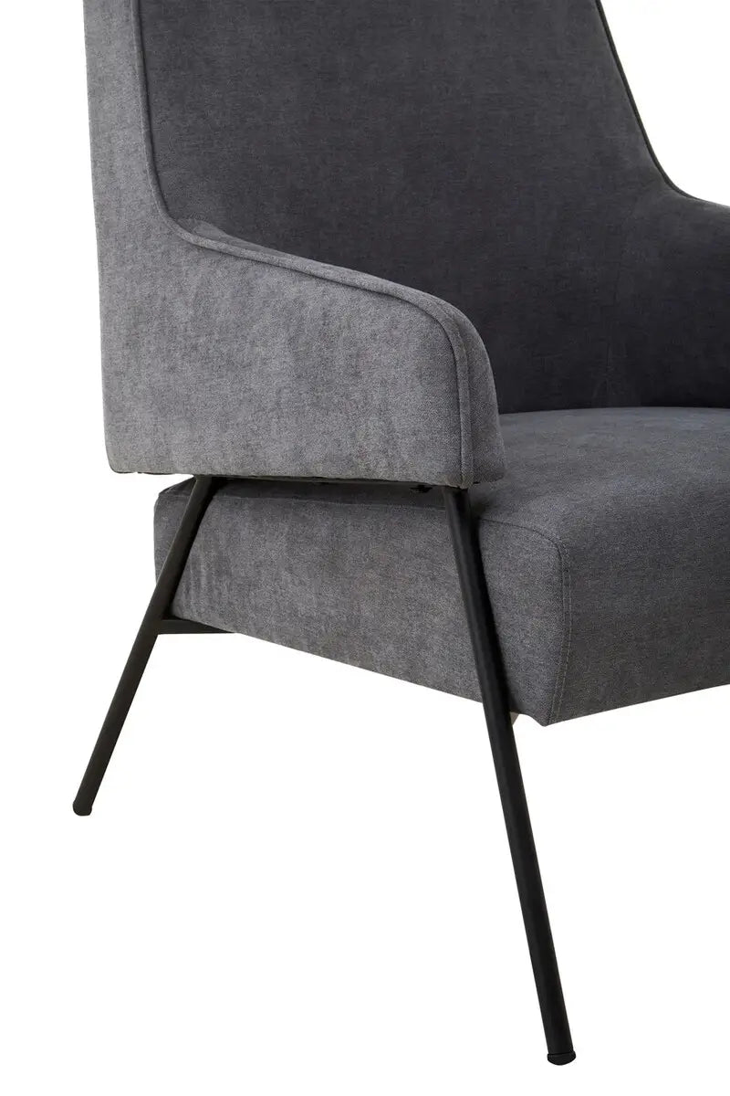 Henia Ash Velvet Chair