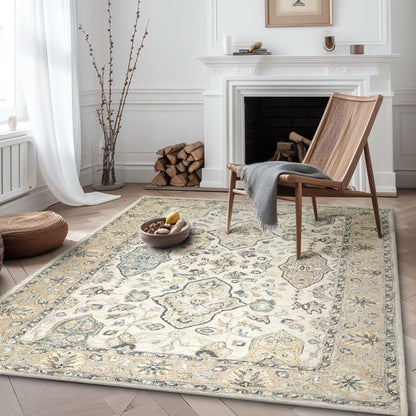 Rewa Hand Tufted Woollen Loop Carpet