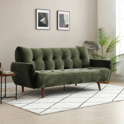 Eryx Olive Chenille Alex Sofa Bed