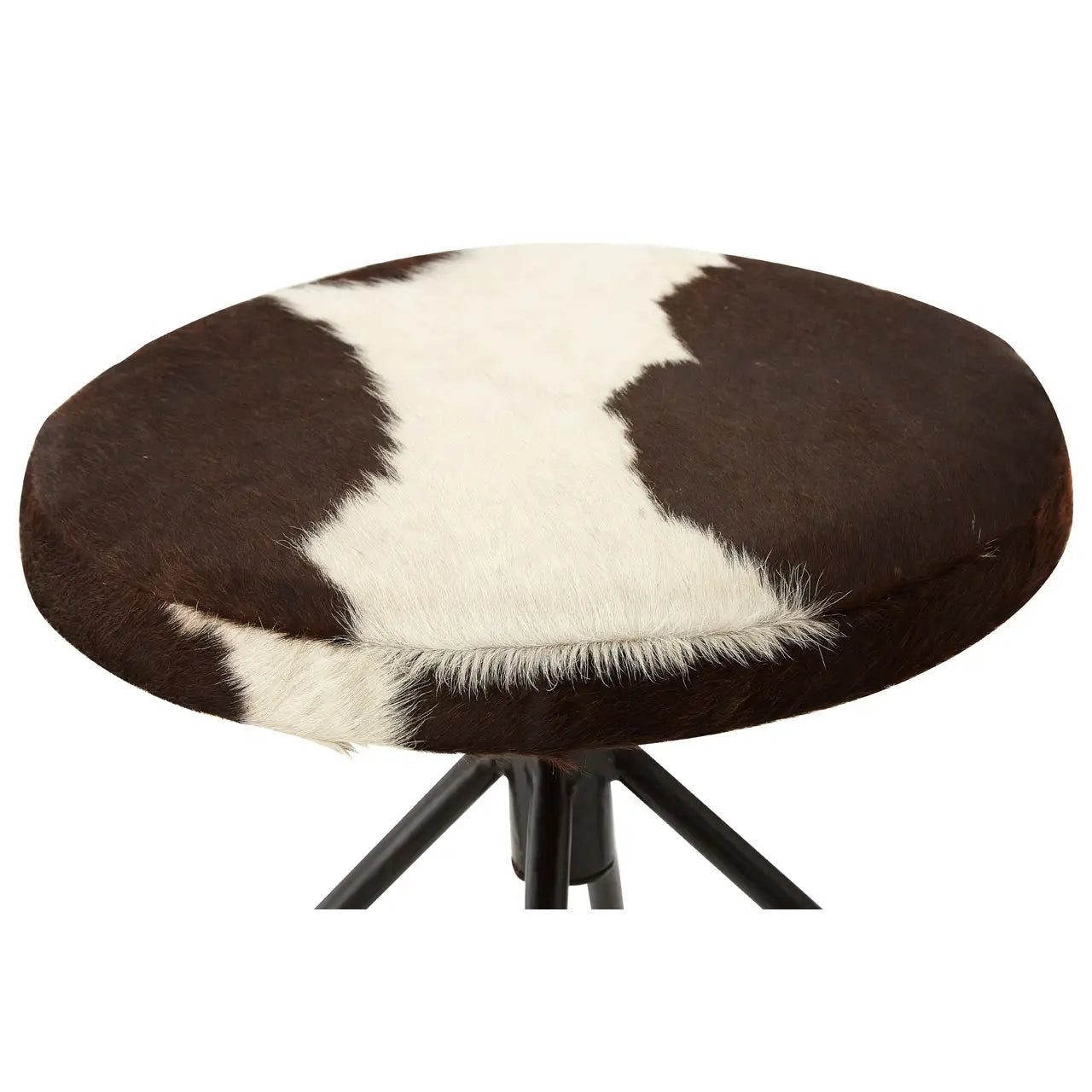 Boho Cowhide Bar Stool