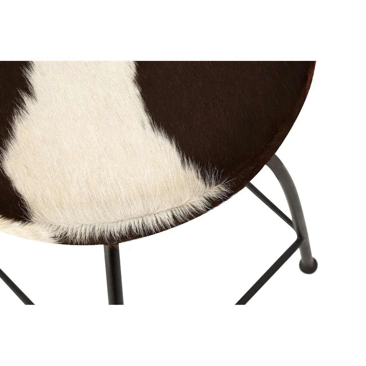 Boho Cowhide Bar Stool