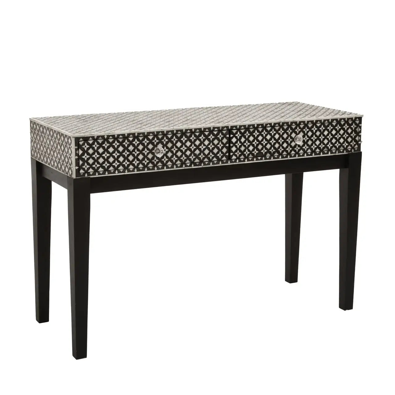 Boho Mother Of Pearl Console Table