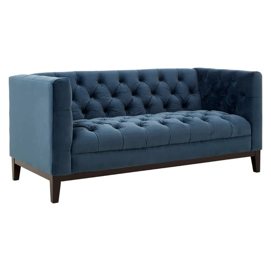 Sasha 2 Seater Midnight Velvet Sofa