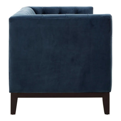 Sasha 2 Seater Midnight Velvet Sofa