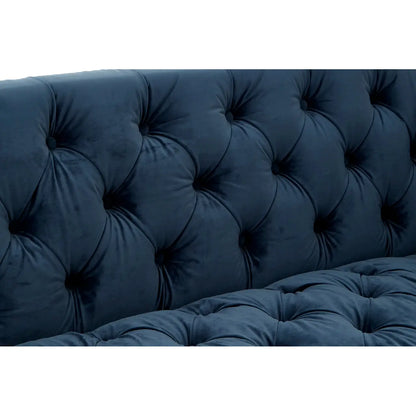 Sasha 2 Seater Midnight Velvet Sofa