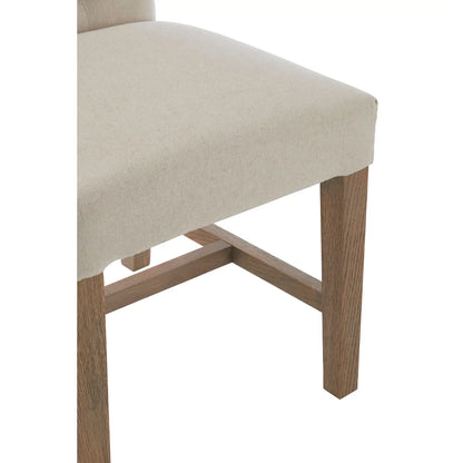 Lyon Beige Linen Dining Chair