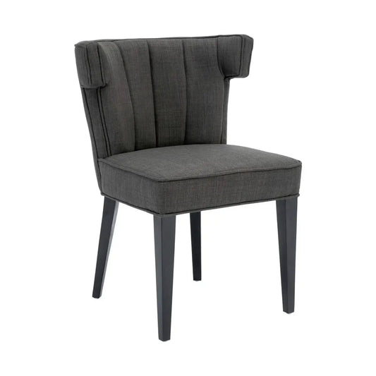 Oria Grey Polyester Dining Chair