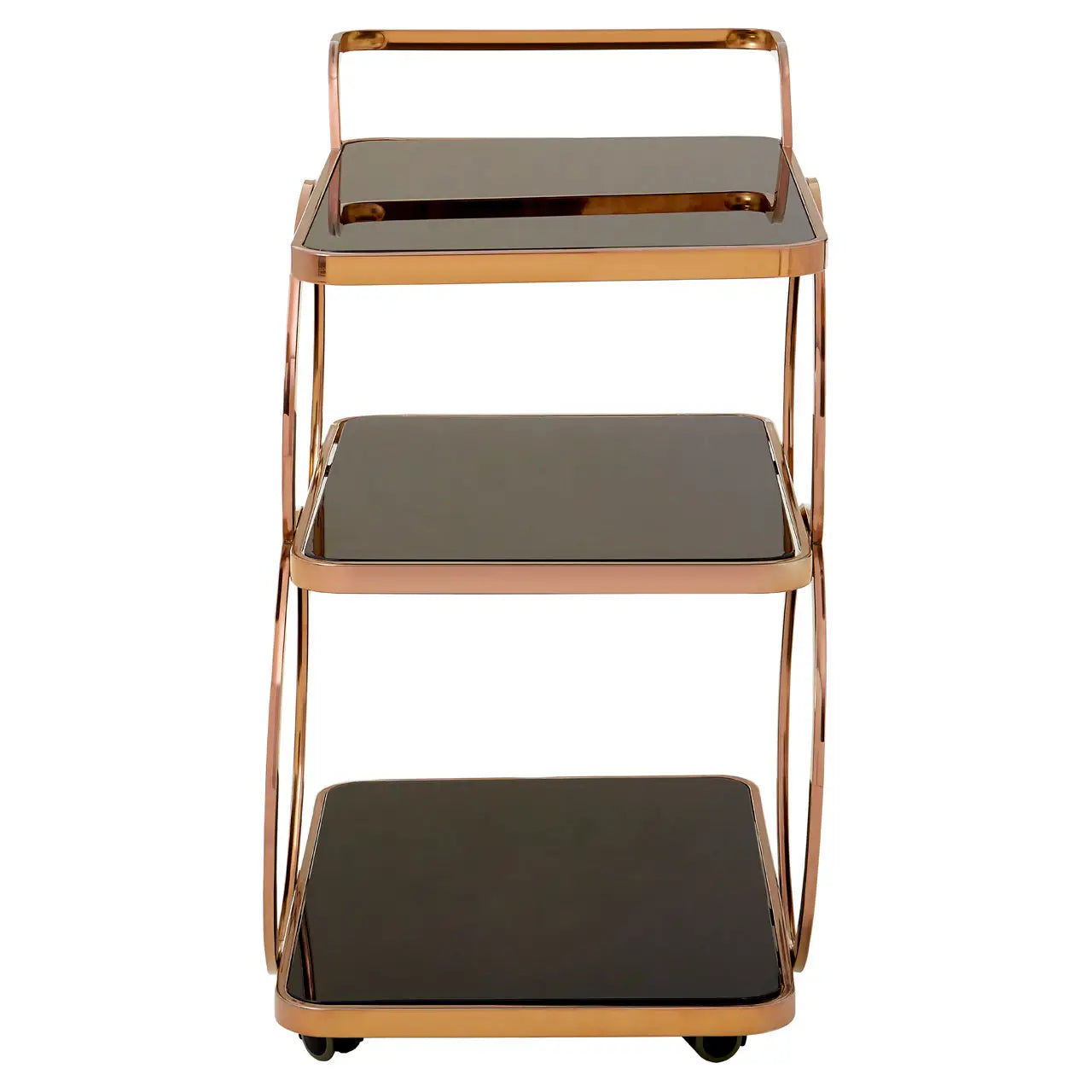 Alvaro Rose Gold Drinks Trolley