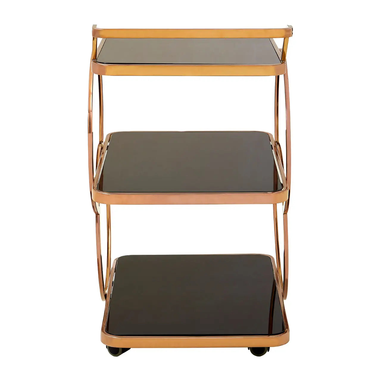 Alvaro Rose Gold Drinks Trolley