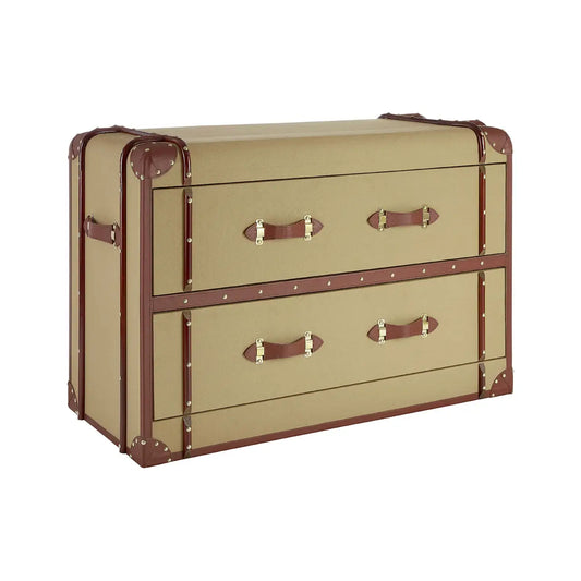 Columbus 2 Drawer Canvas Cabinet