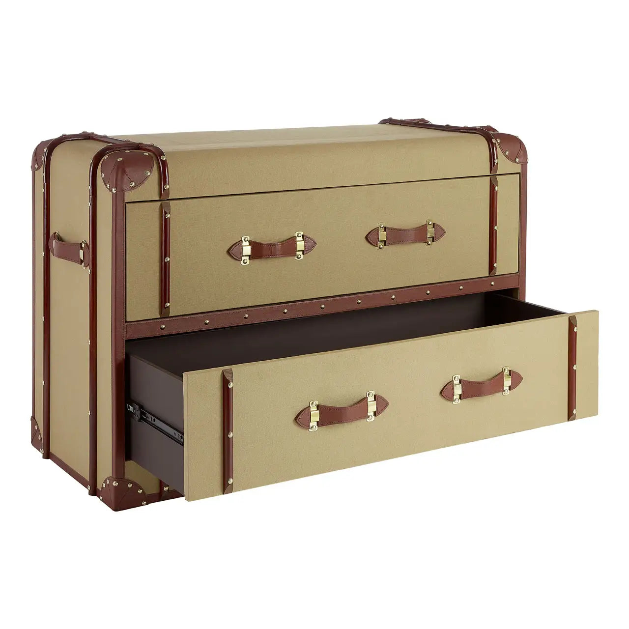 Columbus 2 Drawer Canvas Cabinet