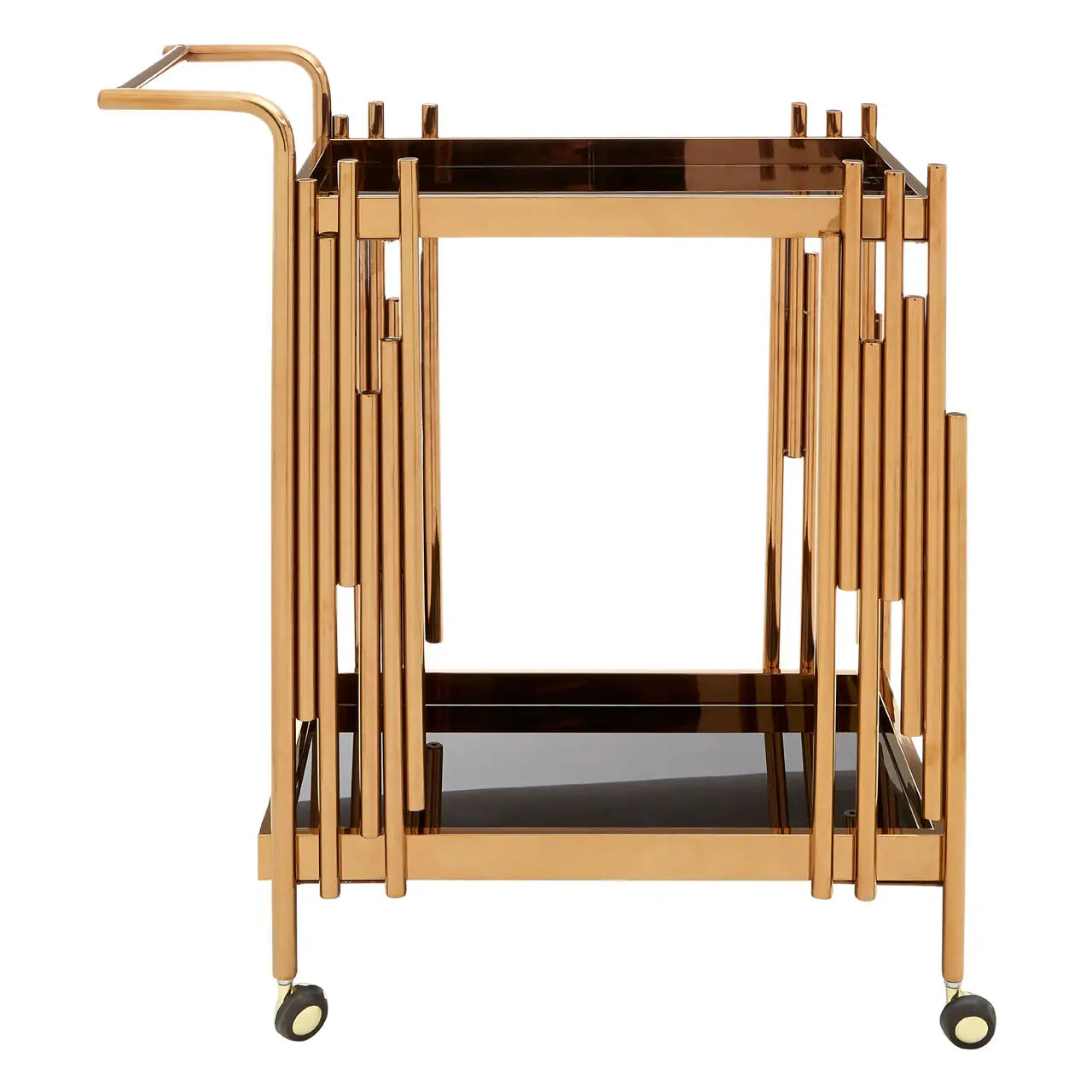 Novo 2 Tier Trolley with Rose Gold Frame