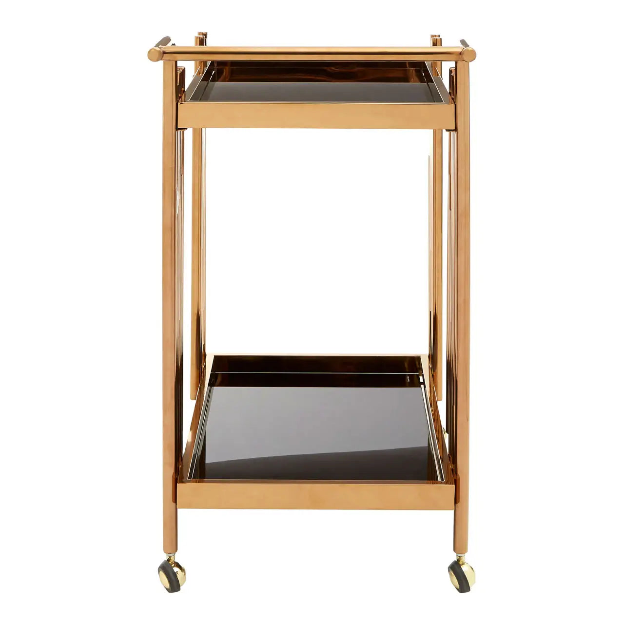 Novo 2 Tier Trolley with Rose Gold Frame