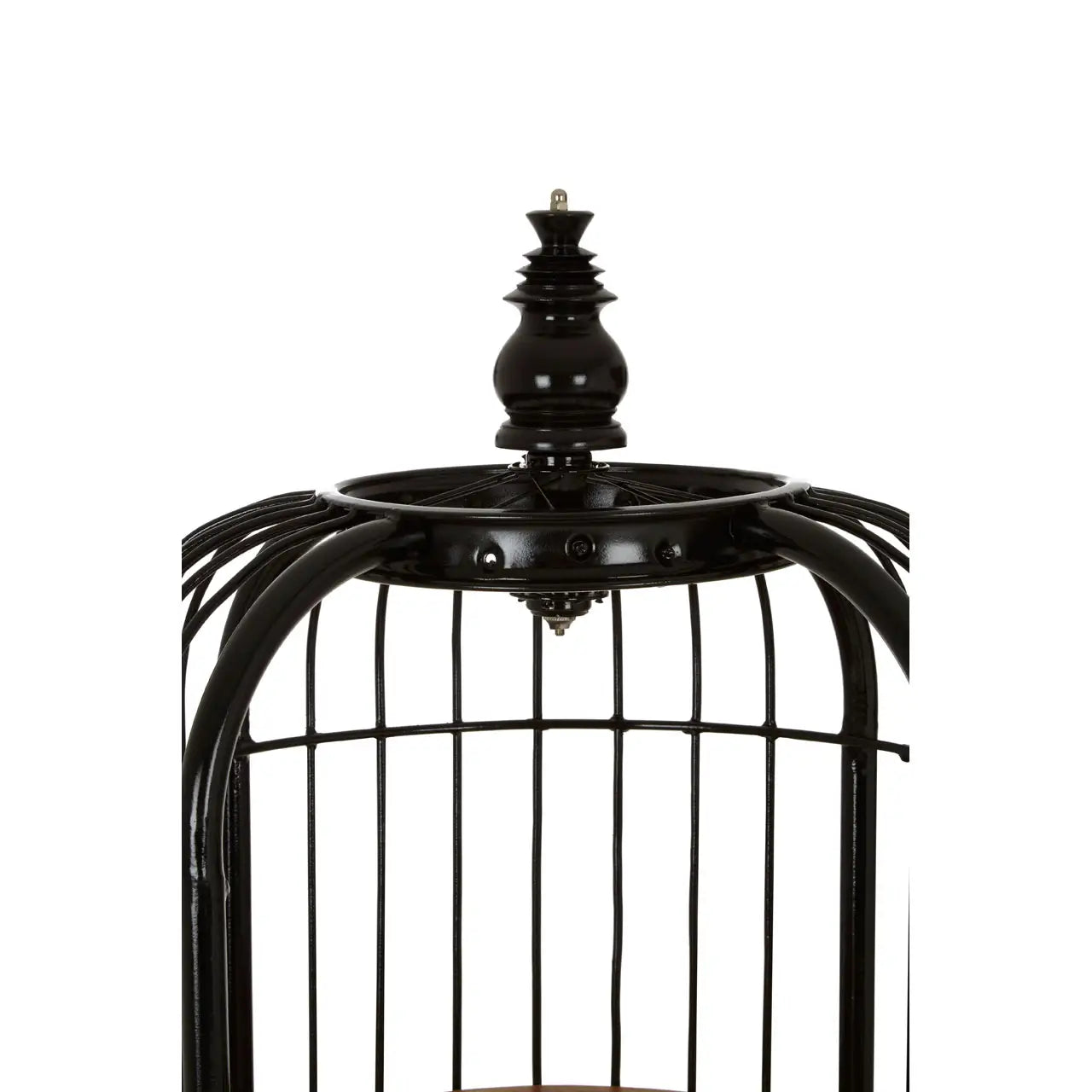 Mantis Medium Black Birdcage Shelf Unit